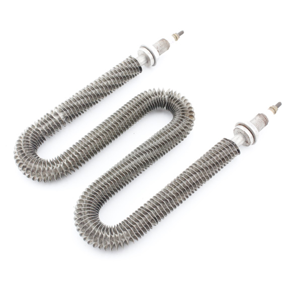 U W I Shape Industrial 220V 380V Stainless Steel Fin Tubular Heating Element For Air Duct Heater